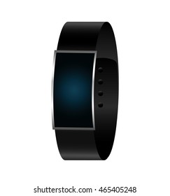 watch gadget technology display icon. Isolated and flat illustration. Vector graphic