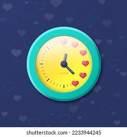 Mit Herzen beobachten markiert die Zeit der Liebe.