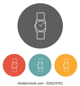 watch infographic icons
