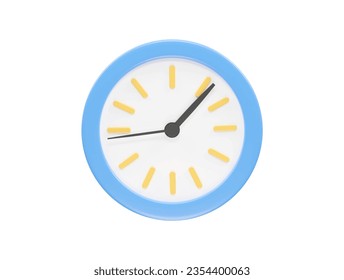Watch icon 3d rendering vector illustration