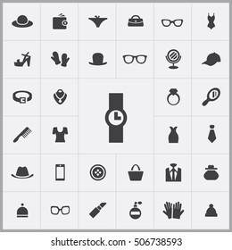 watch icon. accessories icons universal set for web and mobile
