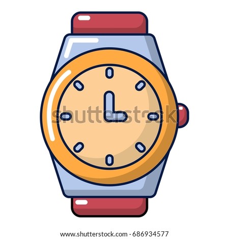 Watch Icon Cartoon Illustration Watch Vector Stock Vector (Royalty Free