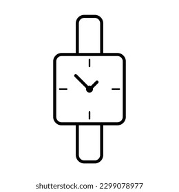 watch icon, clock vector, time illustration