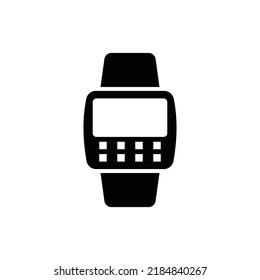 Watch icon design isolated on white background. vector illustration