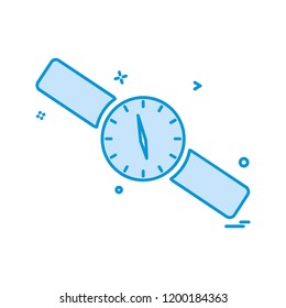 Watch icon design vector