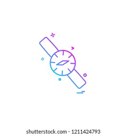 Watch icon design vector