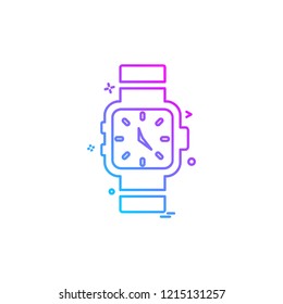 Watch icon design vector