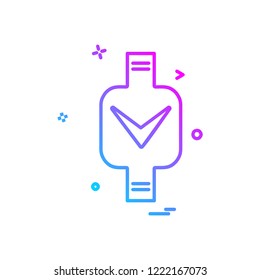 Watch icon design vector