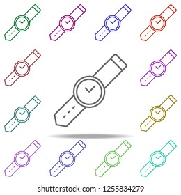 watch icon. Element of time value icon for mobile concept and web apps. Thin line watch icon can be used for web and mobile on white background