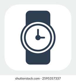 watch icon filled black style