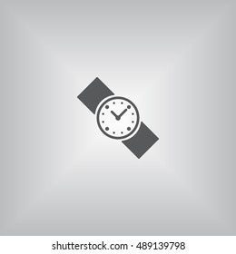 Watch Icon, flat design style
