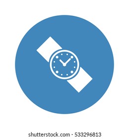 Watch Icon, flat design style