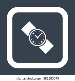 Watch Icon, flat design style