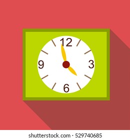 Watch icon. Flat illustration of watch vector icon for web