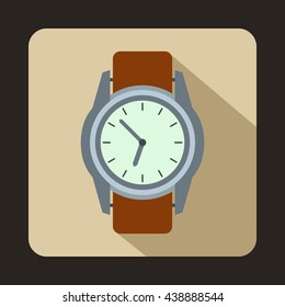Watch icon, flat style