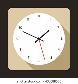 Watch icon, flat style
