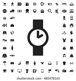 Watch icon illustration isolated vector sign symbol