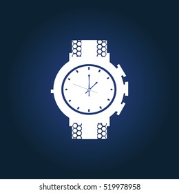 Watch icon illustration isolated vector sign symbol