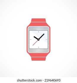 watch icon isolated on white background