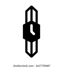 watch icon isolated sign symbol vector illustration - high quality black style vector icons

