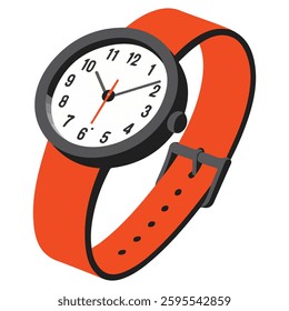 Watch icon isometric vector design