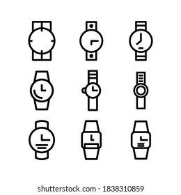 watch icon or logo isolated sign symbol vector illustration - Collection of high quality black style vector icons
