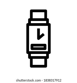 watch icon or logo isolated sign symbol vector illustration - high quality black style vector icons
