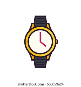 watch icon on white