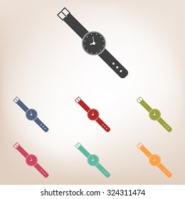 Watch icon set