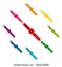 Watch icon set