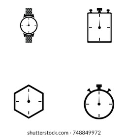 watch icon set