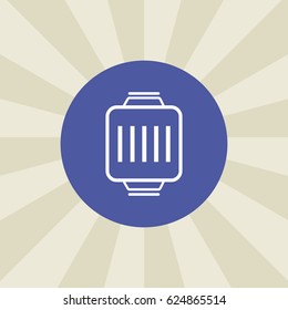 watch icon. sign design. background