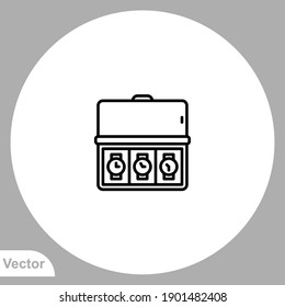 Watch icon sign vector,Symbol, logo illustration for web and mobile