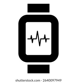 watch icon, simple design, vector illustration