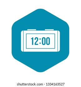 Watch icon in simple style isolated on white background