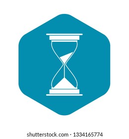 Watch icon in simple style isolated on white background