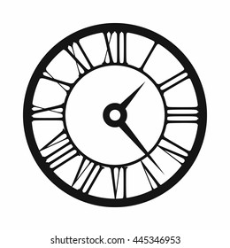 Watch icon in simple style isolated on white background