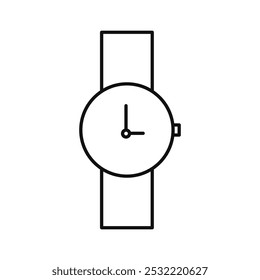 Watch icon. simple thin line icon.
