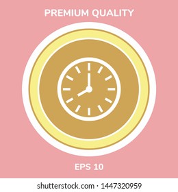 Watch icon symbol. Graphic elements for your design