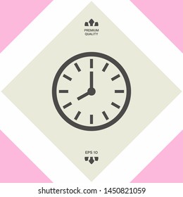 Watch icon symbol. Graphic elements for your design
