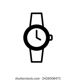 watch icon symbol vector template collection