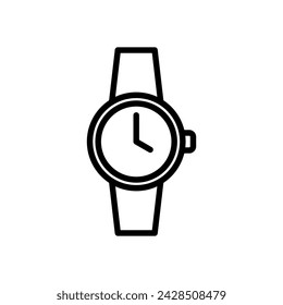 watch icon symbol vector template collection