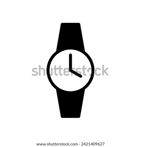 watch icon symbol vector template