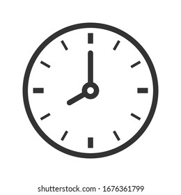 Watch Icon , Time Icon , Clock Icon Vector On White Background