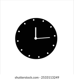 Icono de reloj, icono de línea de tiempo, icono de reloj, Vector, ilustración. eps