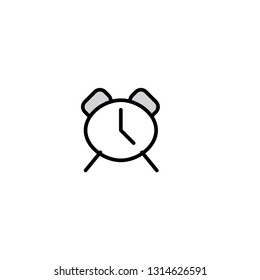 Watch icon. Time sign