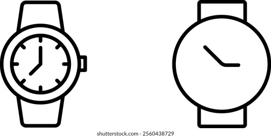 "Watch Icon - Timepiece Symbol for Precision and Style"
