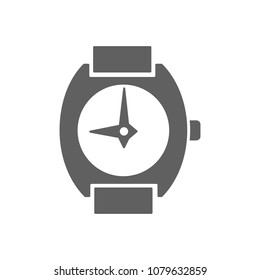Watch icon in trendy flat style isolated on white background. Symbol for your web site design, logo, app, UI. Vector illustration, EPS