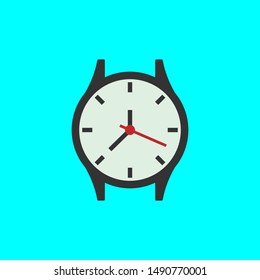 watch icon in trendy flat style 
