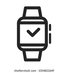 Watch icon vector